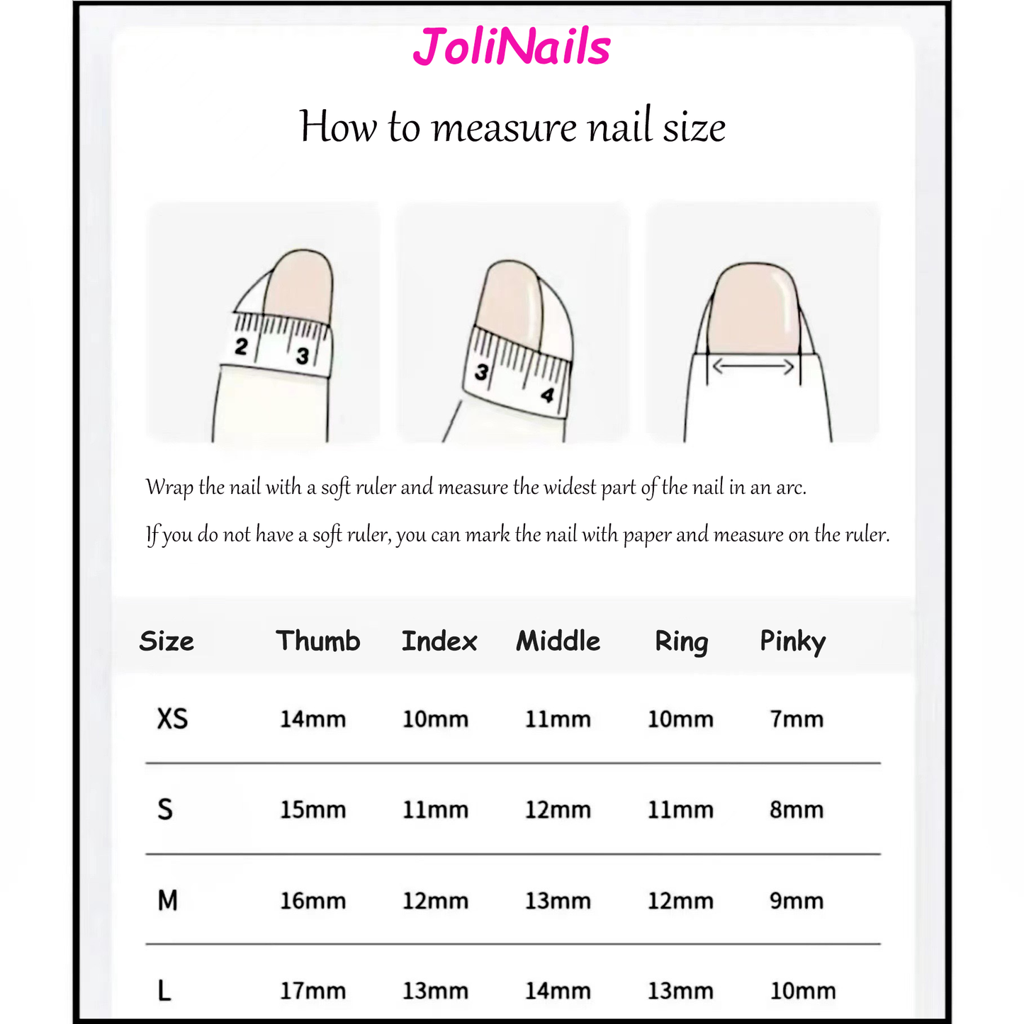 JoliNails | High Quality Press On Nails | Handmade Nails | Luck Bag